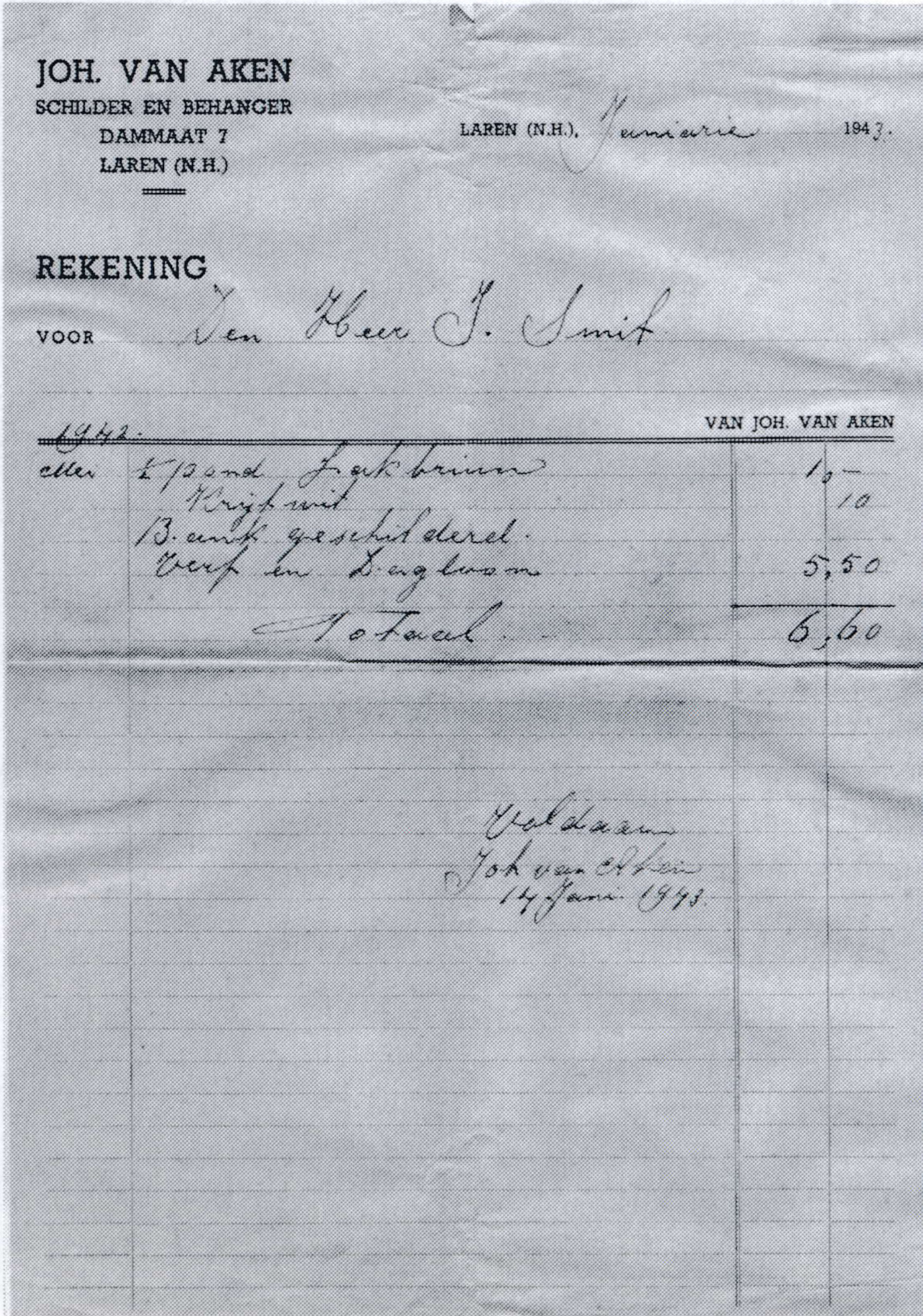 Historische Kring Laren92Rekening_Joh_van_Aken