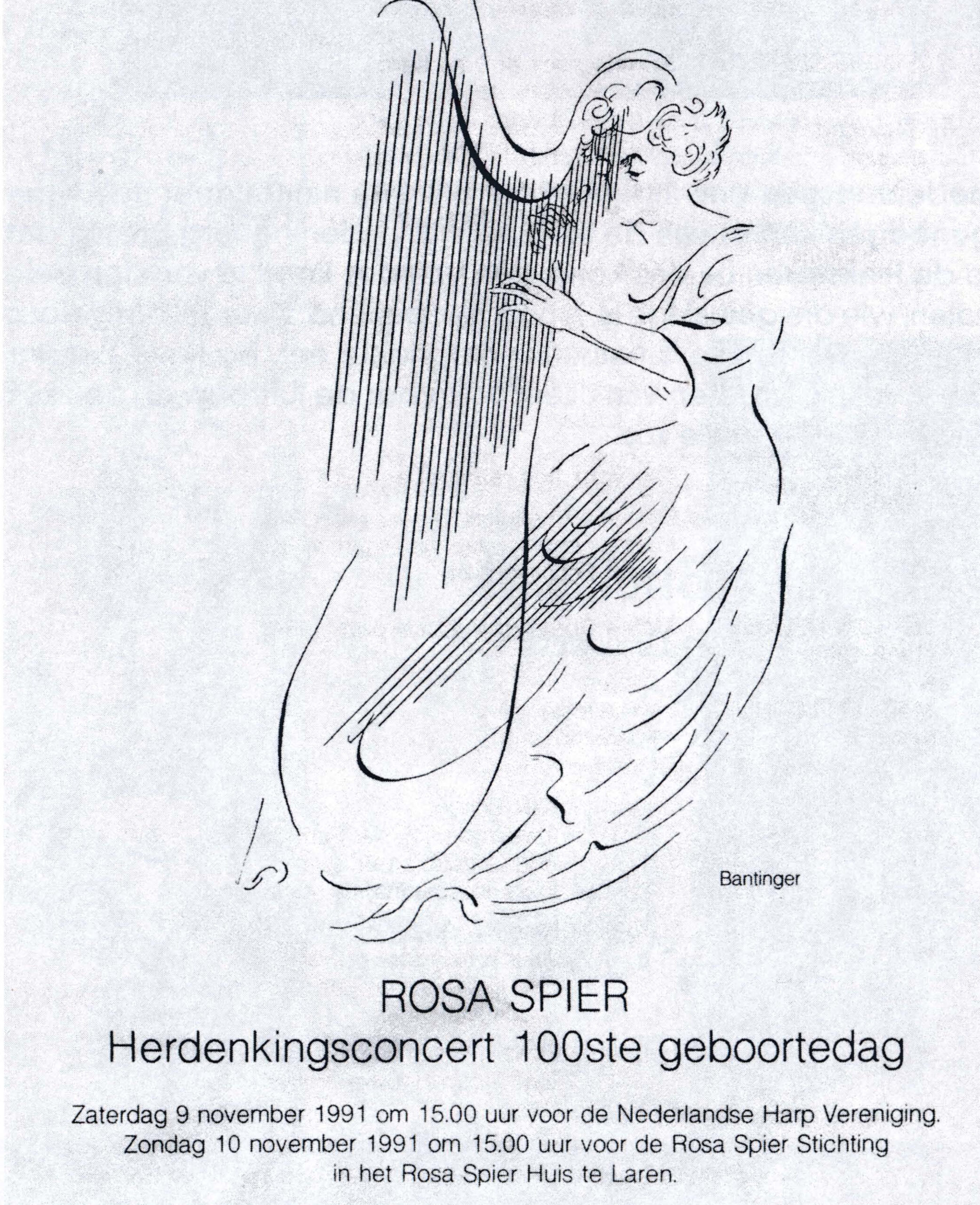 Historische Kring Laren095 Rosa Spier herdenkingsconcert 1991