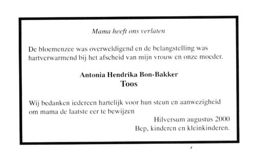 Bakker, Antonia Hendrika - 1931 (3)