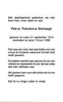 Bierlaagh, Petrus Theodorus - 1914 (1)